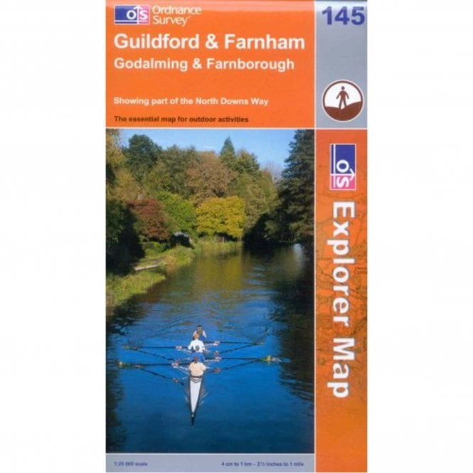 Ordnance Survey  Explorer Map 145 Guildford And Farnham