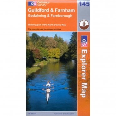 Ordnance Survey Explorer Map 145 Guildford And Farnham