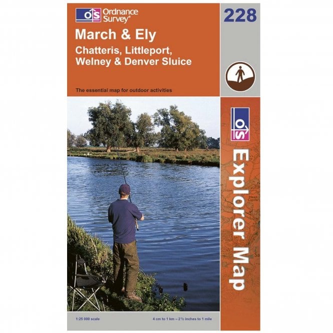 Ordnance Survey  Explorer Map 228 March And Ely