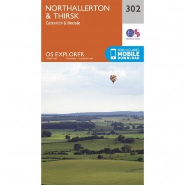 Ordnance Survey Explorer Map 302 Northallerton And Thirsk - Catterick And Bedale