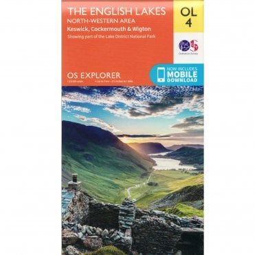 Ordnance Survey Explorer Map OL04 The English Lakes - North-Western Area