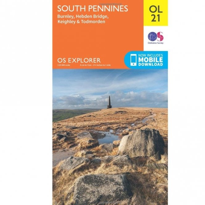 Ordnance Survey  Explorer Map OL21 South Pennines