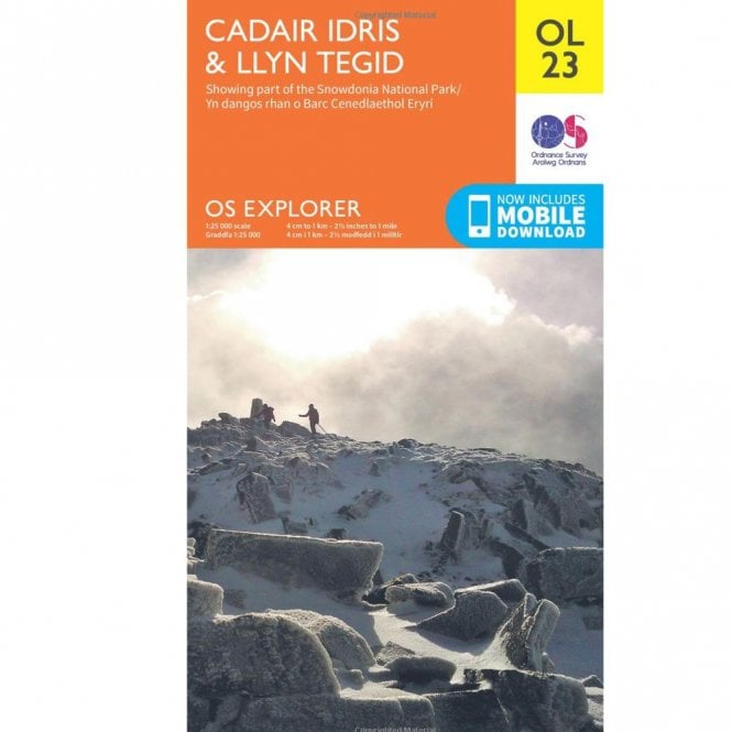 Ordnance Survey  Explorer Map OL23 Cadair Idris & Llyn Tegid
