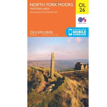 Ordnance Survey Explorer Map OL26 North York Moors - Western Area