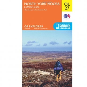 Ordnance Survey Explorer Map OL27 North York Moors - Eastern Area