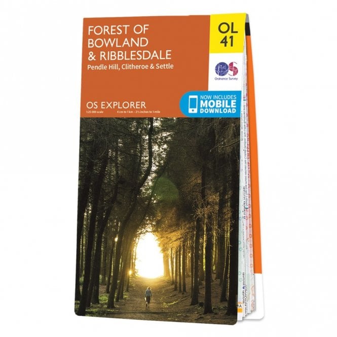 Ordnance Survey  Explorer Map OL41 Forest Of Bowland & Ribblesdale