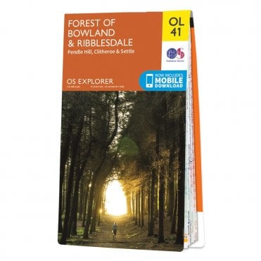 Ordnance Survey Explorer Map OL41 Forest Of Bowland & Ribblesdale