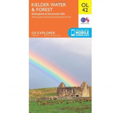 Ordnance Survey Explorer Map OL42 Kielder Water & Forest