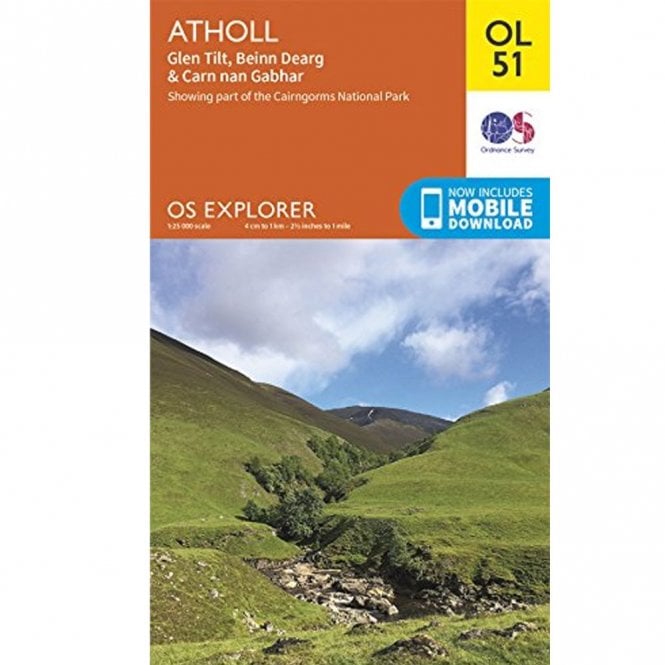Ordnance Survey  Explorer Map OL51 Atholl
