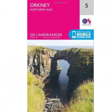 Ordnance Survey Landranger Map 005 Orkney  Northern Isles