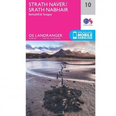Ordnance Survey Landranger Map 010 Strathnaver, Bettyhill & Tongue
