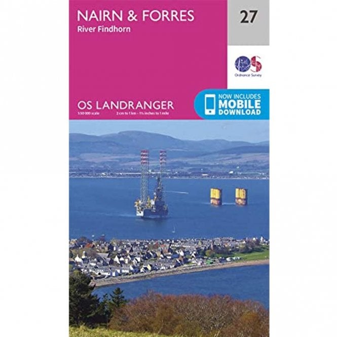 Ordnance Survey  Landranger Map 027 Nairn & Forres, River Findhorn