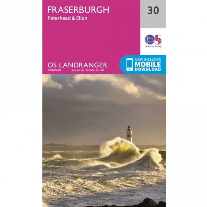 Ordnance Survey  Landranger Map 030 Fraserburgh, Peterhead & Ellon
