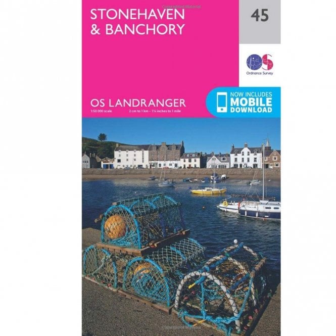Ordnance Survey  Landranger Map 045 Stonehaven & Banchory
