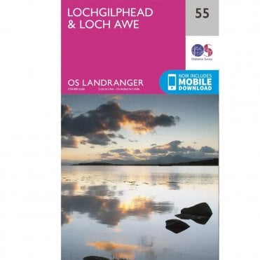 Ordnance Survey Landranger Map 055 Lochgilphead & Loch Awe