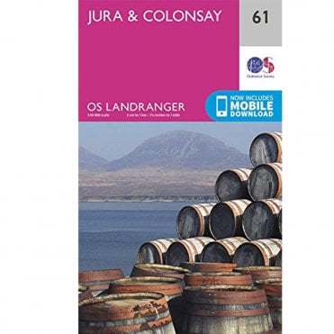 Ordnance Survey Landranger Map 061 Jura & Colonsay