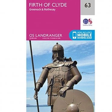 Ordnance Survey Landranger Map 063 Firth Of Clyde, Greenock & Rothesay