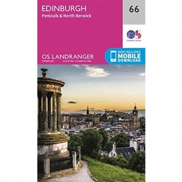 Ordnance Survey Landranger Map 066 Edinburgh, Penicuik & North Berwick