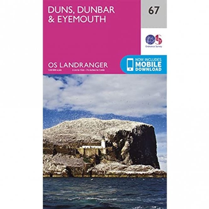 Ordnance Survey  Landranger Map 067 Duns, Dunbar & Eyemouth