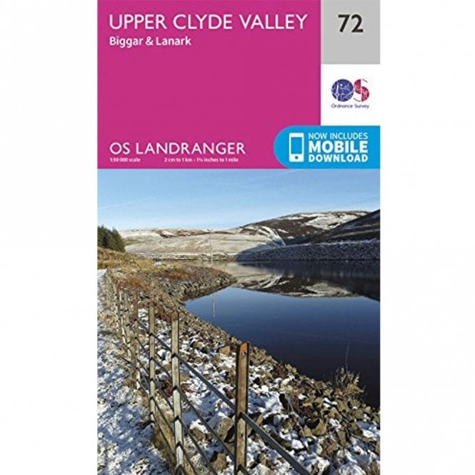 Ordnance Survey  Landranger Map 072 Upper Clyde Valley, Biggar & Lanark