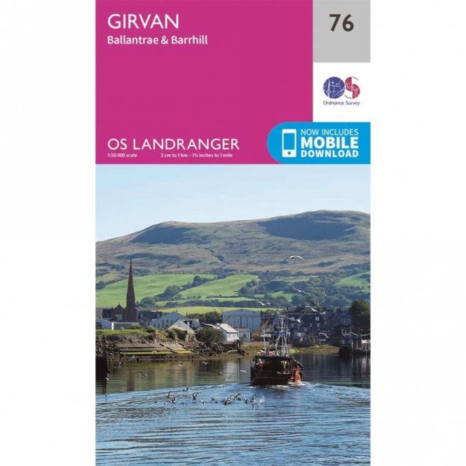 Ordnance Survey  Landranger Map 076 Girvan, Ballantrae & Barrhill