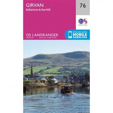 Ordnance Survey Landranger Map 076 Girvan, Ballantrae & Barrhill