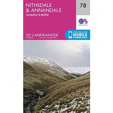 Ordnance Survey Landranger Map 078 Nithsdale & Annandale, Sanquhar & Moffat