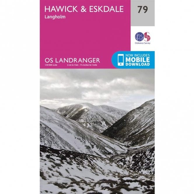 Ordnance Survey  Landranger Map 079 Hawick & Eskdale, Langholm
