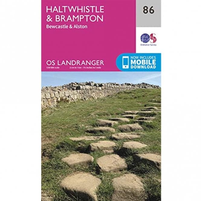 Ordnance Survey  Landranger Map 086 Haltwhistle & Brampton, Bewcastle & Alston