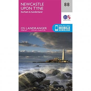 Ordnance Survey Ordnance Survey Landranger Map 088 Newcastle Upon Tyne, Durham & Sunderland