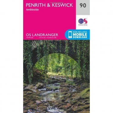 Ordnance Survey Landranger Map 090 Penrith & Keswick, Ambleside