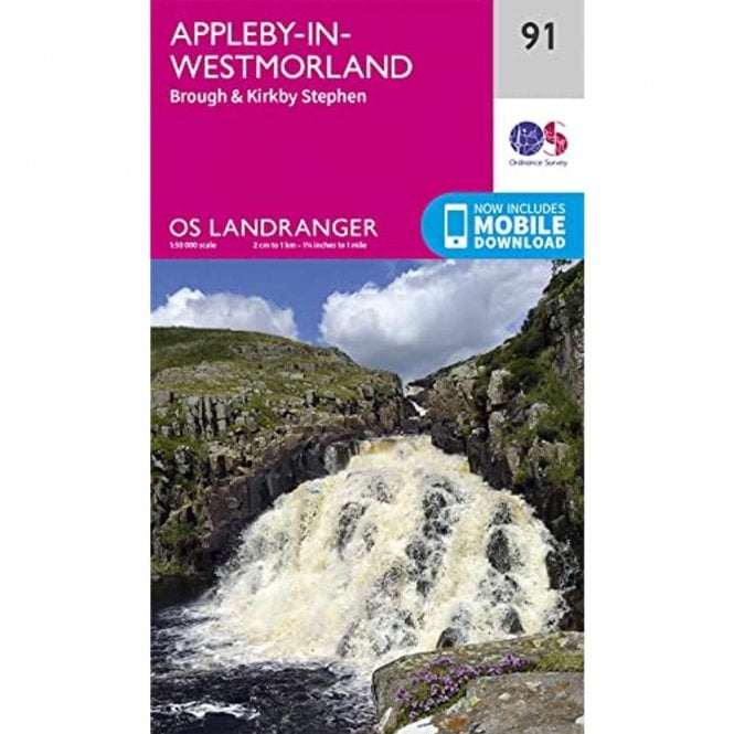 Ordnance Survey  Landranger Map 091 Appleby-In-Westmorland