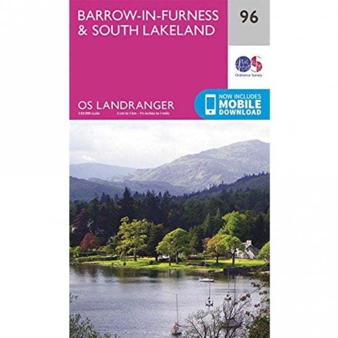 Ordnance Survey  Landranger Map 096 Barrow-In-Furness & South Lakeland