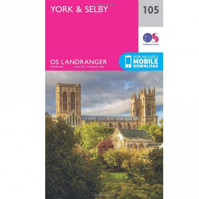 Ordnance Survey  Landranger Map 105 York & Selby