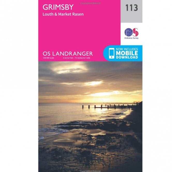 Ordnance Survey  Landranger Map 113 Grimsby, Louth & Market Rasen