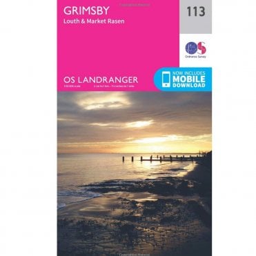 Ordnance Survey Landranger Map 113 Grimsby, Louth & Market Rasen