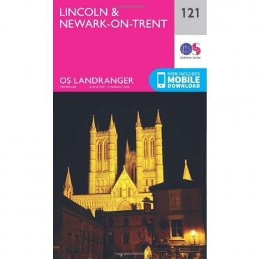 Ordnance Survey Landranger Map 121 Lincoln & Newark-On-Trent