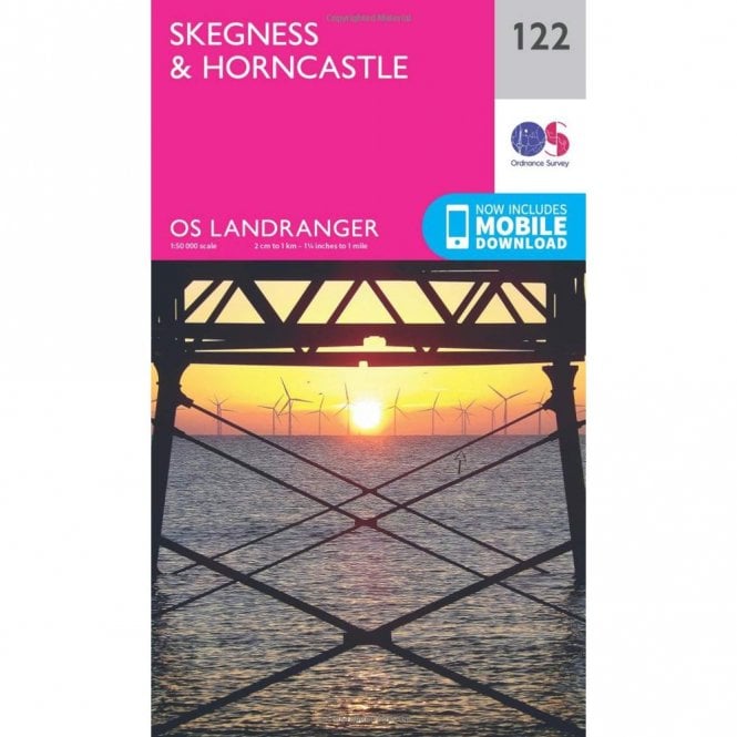 Ordnance Survey  Landranger Map 122 Skegness & Horncastle