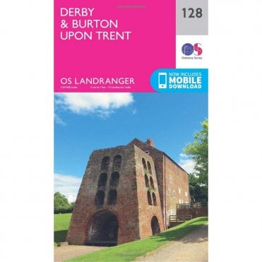 Ordnance Survey Landranger Map 128 Derby & Burton Upon Trent