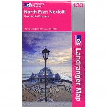 Ordnance Survey Landranger Map 133 North East Norfolk, Cromer & Wroxham (2009)