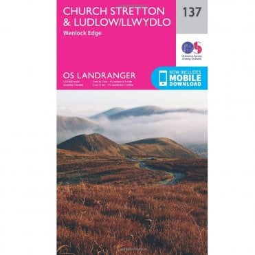 Ordnance Survey Landranger Map 137 Ludlow & Church Stretton, Wenlock Edge