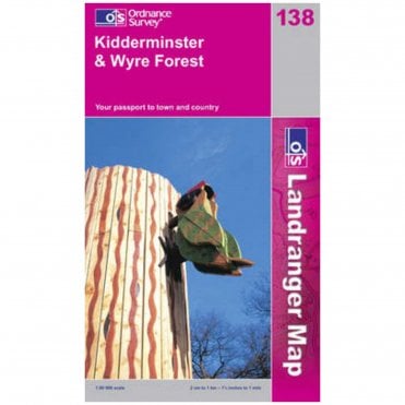 Ordnance Survey Landranger Map 138 Kidderminster & Wyre Forest (2007)