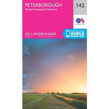 Ordnance Survey Landranger Map 142 Peterborough, Market Deeping & Chatteris