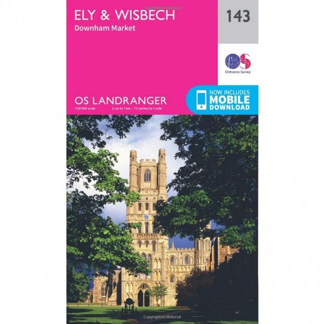 Ordnance Survey  Landranger Map 143 Ely & Wisbech, Downham Market