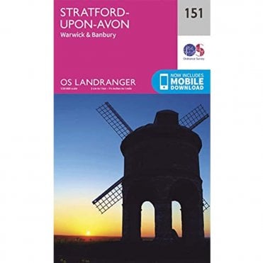 Ordnance Survey Landranger Map 151 Stratford-Upon-Avon, Warwick & Banbury