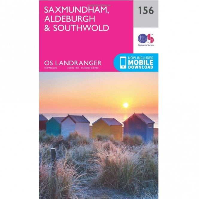 Ordnance Survey  Landranger Map 156 Saxmundham, Aldeburgh & Southwold