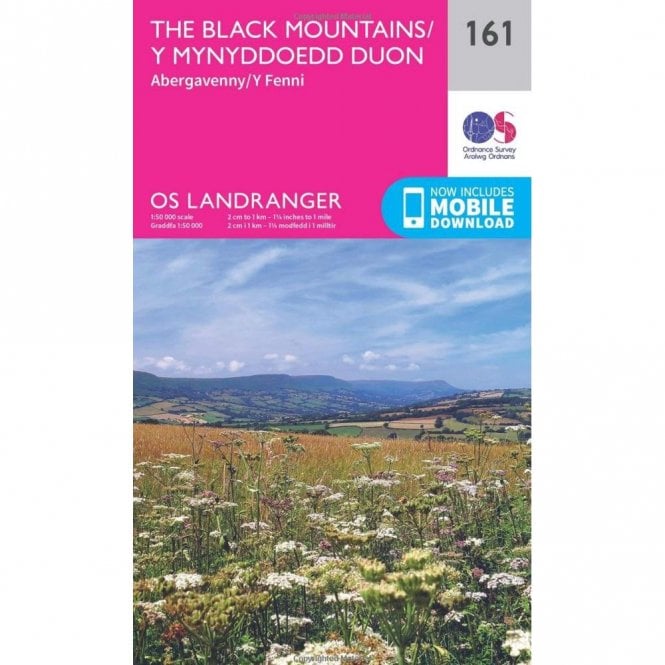 Ordnance Survey  Landranger Map 161 The Black Mountains