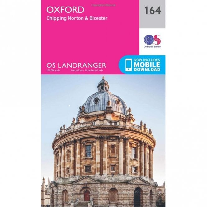 Ordnance Survey  Landranger Map 164 Oxford, Chipping Norton & Bicester