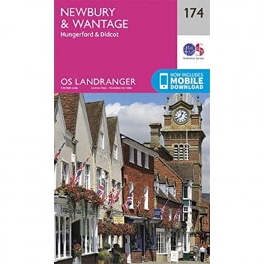 Ordnance Survey Ordnance Survey Landranger Map 174 Newbury & Wantage, Hungerford & Didcot