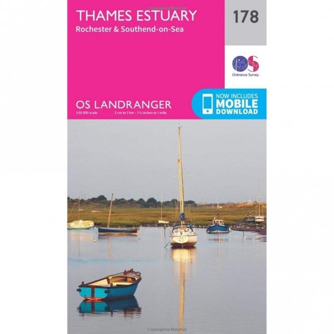Ordnance Survey  Landranger Map 178 Thames Estuary, Rochester & Southend-On-Sea